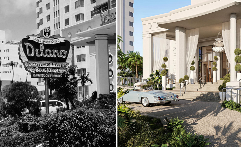 Hotel Delano em Miami Beach renovado eleva o luxo