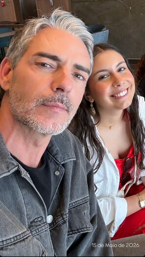 Cláudio Ramos e a filha Leonor mostram cumplicidade