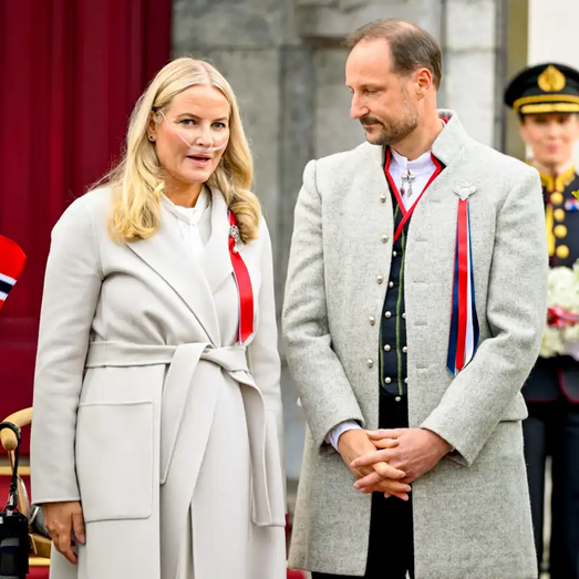 Mette-Marit e o príncipe Haakon