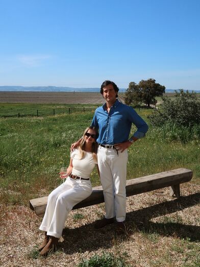 Júlia Palha com Frederico Murta