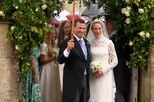 Casamento de Peter Phillips junta rei Carlos III, William e Kate numa rara reunião familiar. Harry ficou de fora