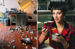O que é que aconteceu aqui? Joana Barrios mostra cenário de destruição em casa em noite de Santos Populares