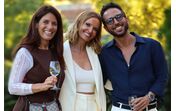 Catarina Duarte e Rubinho Correia com Cristina Ferreira na festa de Tiago