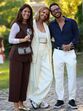 Catarina Duarte e Rubinho Correia com Cristina Ferreira na festa de Tiago