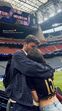 João Neves e Madalena Aragão depois do jogo