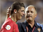 Scolari e Cristiano Ronaldo