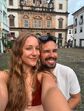 Lucas Borbas com a noiva atual, Diulia Loregian