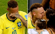 As lágrimas de Neymar e o beijo a Bruna Biancardi