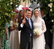 Casamento de Peter Phillips junta rei Carlos III, William e Kate numa rara reunião familiar. Harry ficou de fora