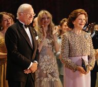 Reis Gustavo e Sílvia da Suécia celebram bodas de ouro