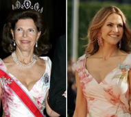 Princesa Madalena faz homenagem à rainha Sílvia com vestido