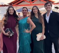 Fernanda Serrano com os filhos
