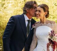 Ricardo Sá Pinto com a filha Leonor no dia do casamento