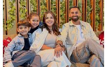Lucas Trejo com a família