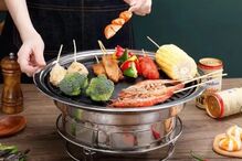 Grelhador de mesa portátil Hibachi