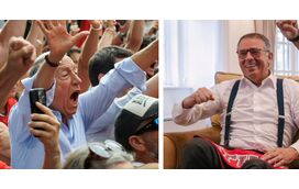 Entre o protocolo e a multidão! Como António José Seguro e Marcelo Rebelo de Sousa assistiram à goleada de Portugal