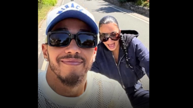 Kim Kardashian assume relação com Lewis Hamilton no Instagram