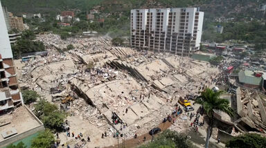 Imagens impressionantes mostram caos e destruição após sismos na Venezuela