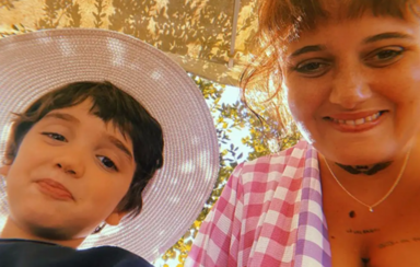 Carolina Deslandes e Santiago