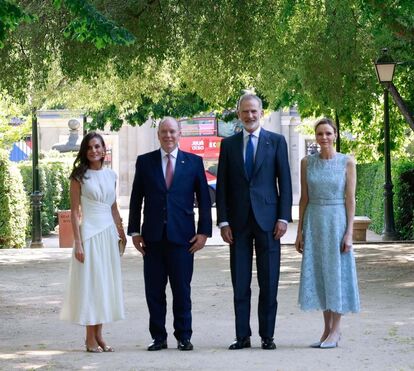 Reis de Espanha abriram as portas de 'casa' a Alberto e Charlene 