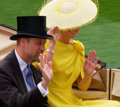 Família real britânica marca presença nas icónicas corridas de cavalos Royal Ascot