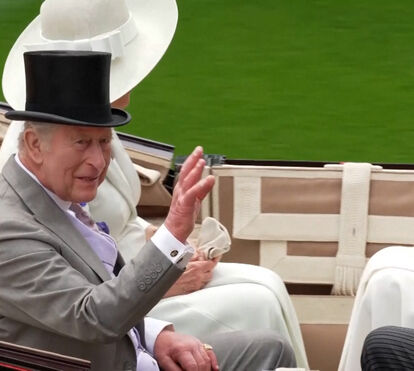 Ao terceiro dia das icónicas corridas de Royal Ascot, a família real cruza-se com Hollywood