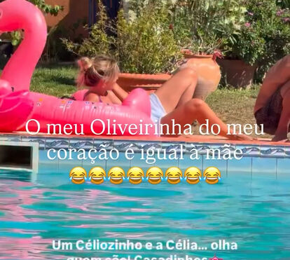 Quem sai aos seus... filho de Jessica Athayde e Diogo Amaral faz vídeo divertido a apanhar os pais desprevenidos 