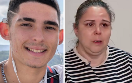 João Espada e a mãe, Sara Figueiredo