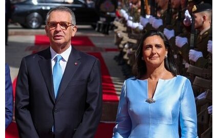 António José Seguro e Margarida Maldonado Freitas no Luxemburgo