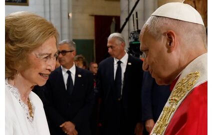 Rainha Sofia, Papa Leão XIV