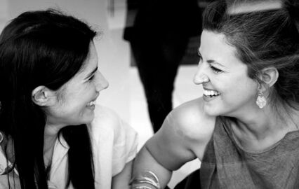 Mariana Mortágua com Joana Pires Teixeira