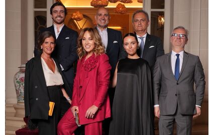 O clã Amorim no evento de luxo na embaixada de Portugal em  Paris