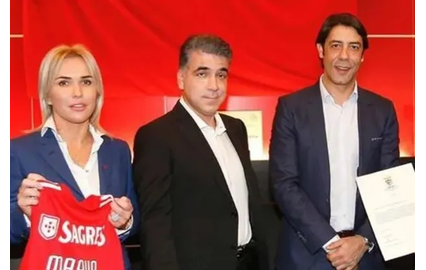Maria Krivopishina (à esquerda) e Rui Costa
