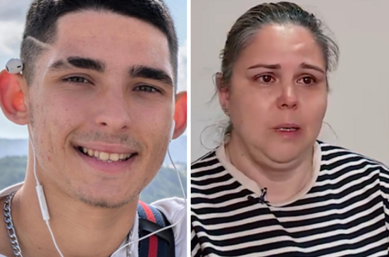 João Espada e a mãe, Sara Figueiredo