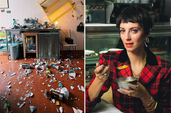 Joana Barrios partilha acidente na cozinha
