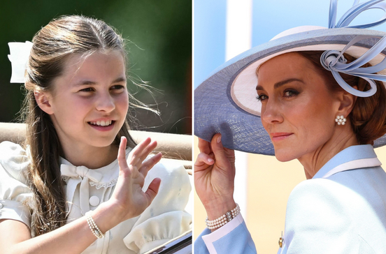 Charlotte e Kate Middleton