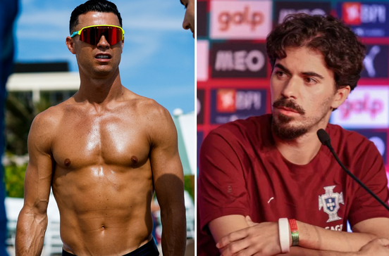 Vitinha elogia físico de Cristiano Ronaldo