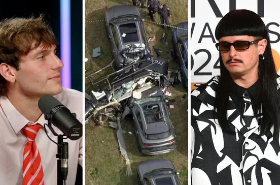 Gaspar Prim e Oliver Tree entre as vítimas do choque entre helicópteros