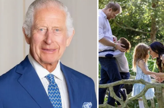 Carlos, Harry, Meghan, Archie, Lilibet