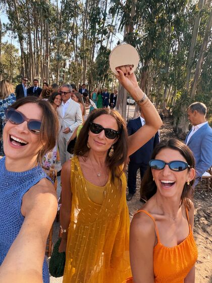 Matilde Breyner no casamento de Patrícia Brito e Cunha