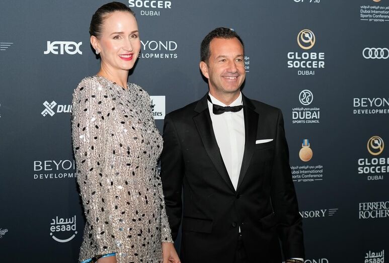 Frederico Varandas e esposa marcam presença no Globe Soccer Dubai