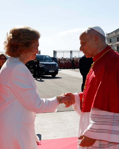 O Papa Leão XIV e Sofia