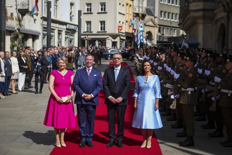 António José Seguro e Margarida Maldonado Freitas no Luxemburgo