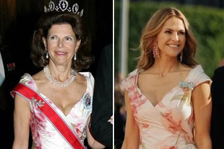 Princesa Madalena faz homenagem à rainha Sílvia com vestido