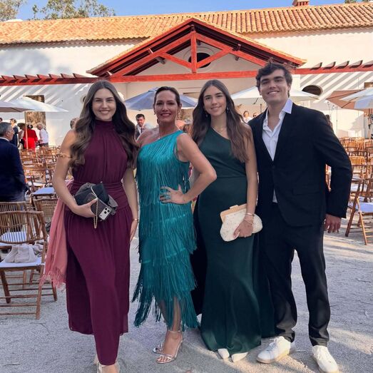 Fernanda Serrano com os filhos