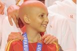 Menina que morreu com cancro recordada pelos campeões espanhóis: "Está a ver-nos lá de cima"
