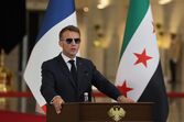 Presidente francês Emmanuel Macron na Síria