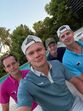 Erling Haaland, estrela do Manchester City, com amigos em Portugal