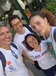Joana Marques, Nuno Markl e mais dois amigos tiram uma selfie
