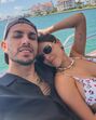 Leandro Paredes e a mulher, Camila Galante